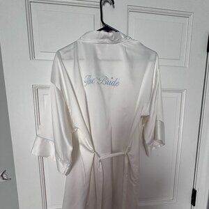 The Bride- Satin Wrap- In Bloom By Jonquil